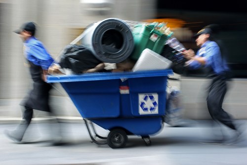 Final clean-up with skip hire service